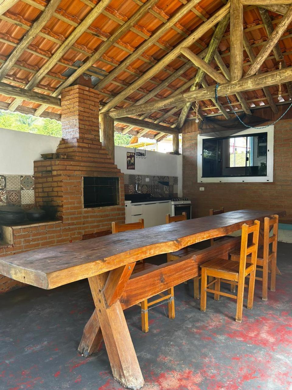 Cantinho Na Roca Com Piscina Santo Antônio do Pinhal Exteriör bild